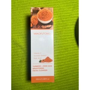 MIAOFUTONG Turmeric Kojic Acid Brightening Facial Cleanser 100ml